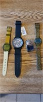 4 miscellaneous wrist watches