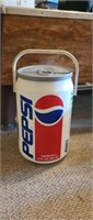 Vintage Pepsi-Cola plastic can cooler