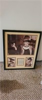 John Wayne the Duke framed wall print