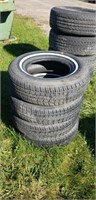 4-Dayton P215/75R14 Tires- Deep Tread