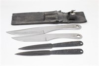 Vintage Throwing Knives/Daggers w/Sheath