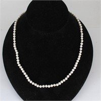 Pearl Necklace w/14k Gold Clasp