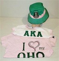 Alpha Kappa Alpha (AKA) - 2 Sm T-Shirts & Hat
