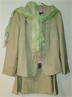 Alpha Kappa Alpha - Sz 8 Skirt Suit & NEW Scarf +