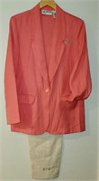 AKA Sorority - Pink Sz 10 Jacket & Wht Sz 6 Pants