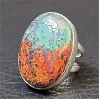 Artisan Gem Collection of 52 India Jasper Ring