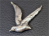 Vintage Sterling Bird Pin/Pendant
