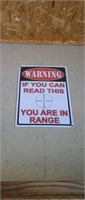 Warning.. if you can read this, you are in range