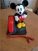 Vintage Mickey Mouse push button telephone