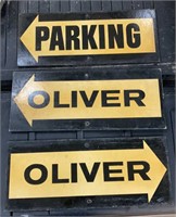 Oliver & Parking Signs