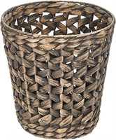 mDesign Water Hyacinth Waste Basket