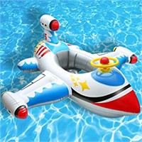 Kids Airplane Swimming Float Seat Boat