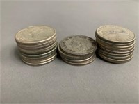 (24) 1941-1966 RCM Silver Loose Coins