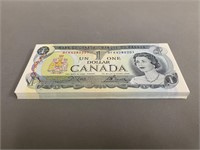 (65) Uncirculated Sequential $1 Notes