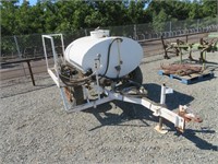 300 Gallon Stainless Steel Tag Along Trailer Tank