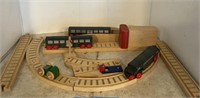 Wooden Train Set Parts Multiple Tracks, Multiple