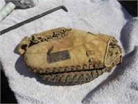 Vintage Left Hand First Base Baseball Glove