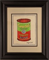 Original in Manner of Andy Warhol Campbells Soup