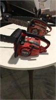2 Homelite Chain Saws and 1 McCulloch Chain Saw