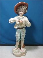 Porcelain figurine with cowboy hat 16 in tall
