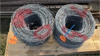 4 rolls of 2 pt barb wire (posts NOT included)