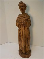Carved wooden Friar -  Santos