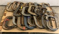 (25) Assorted C-Clamps