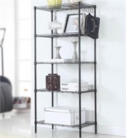 NEW 5 LAYER SHELVING RACK (BLACK)