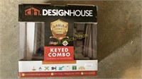 Design House Keyed Combo Entry with deadbolt