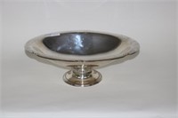 STERLING SILVER OVAL FOOTED BOWL