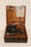 BOXED SEXTANT BY KELVIN AND WILFRID O. WHITE CO.