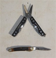Old Timer Pocket Knife & Gerber Multi Tool