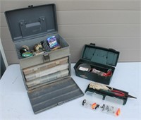 (2) Fishing Tackle Boxes & Contents