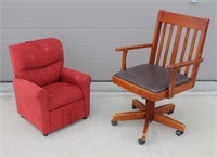 Child Rocker/Recliner & Office Chair