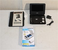 Portable DVD Player, iPad Case, UV-C Sanitizer
