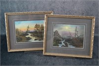 Framed Watercolour Paintings