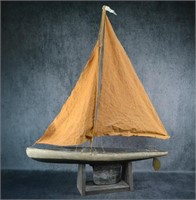 Pond Boat in Original Finish 1900s