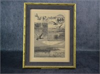 Framed Long Point Print 1889