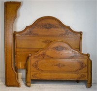Cottage-Style Antique Double Bed Frame