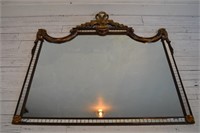 Vintage French Style Large Mirror w/ Decoration
