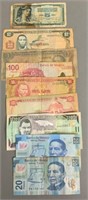Group of Foreign Bank Notes as Shown