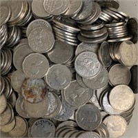 Large Lot of RCM Loose 5 Cent Pieces
