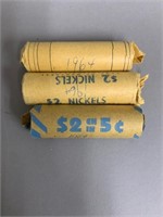 (2) Rolls 1964 RCM Nickels
