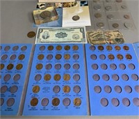 Large Lot of Misc. Coinage and Notes