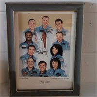 "THEY GAVE" CHALLENGER ARTIST SIGNED BY OTTO H.