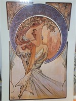 J - LOT OF 3 VINTAGE ALFONSE MUCHA POSTERS