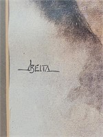 J - NATIVE AMERICAN PORTRAIT BY BEITA (D62)