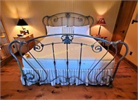 King Bed Frame  (mattress & linens not included)