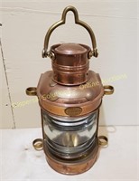 Clark Bros Toplight Oil Lamp