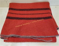 Red / Black Stripe Blanket (67x54)